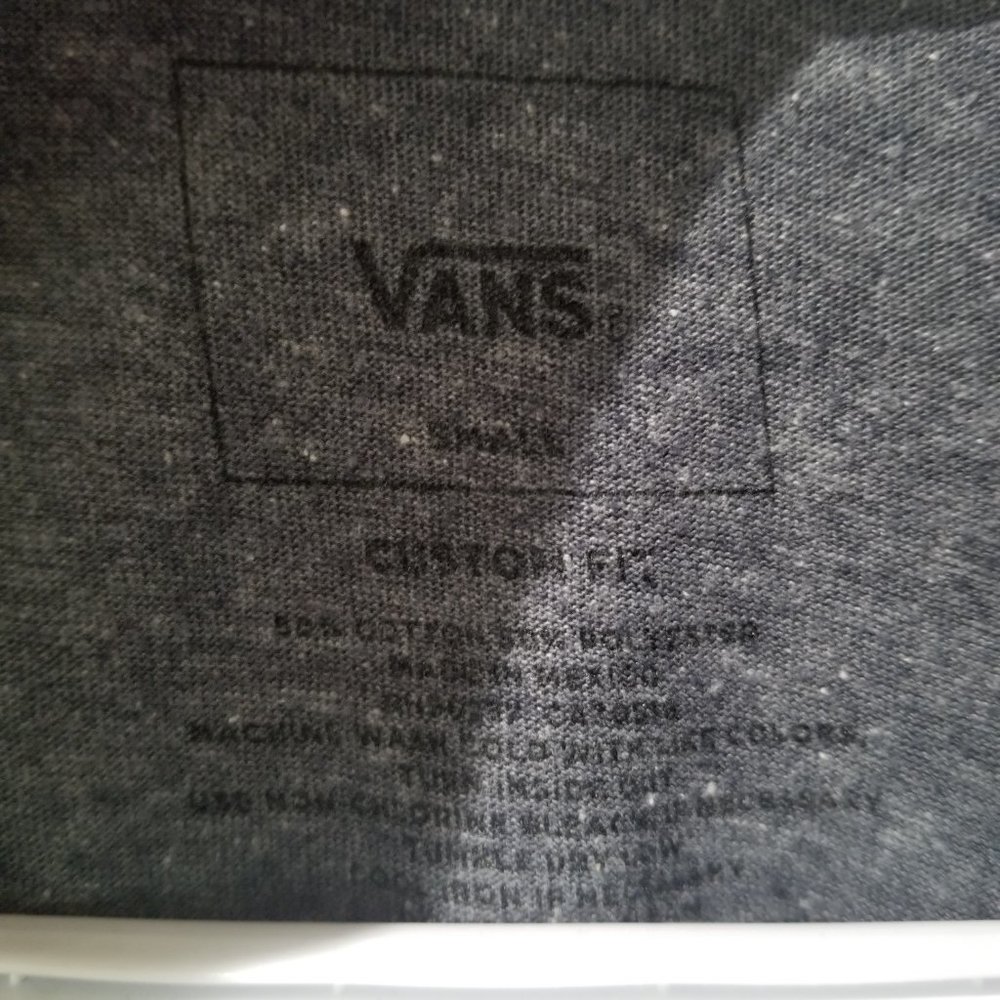 Men's Vans Gray Short Sleeve T-Shirt Size Small - Picture 5 of 9